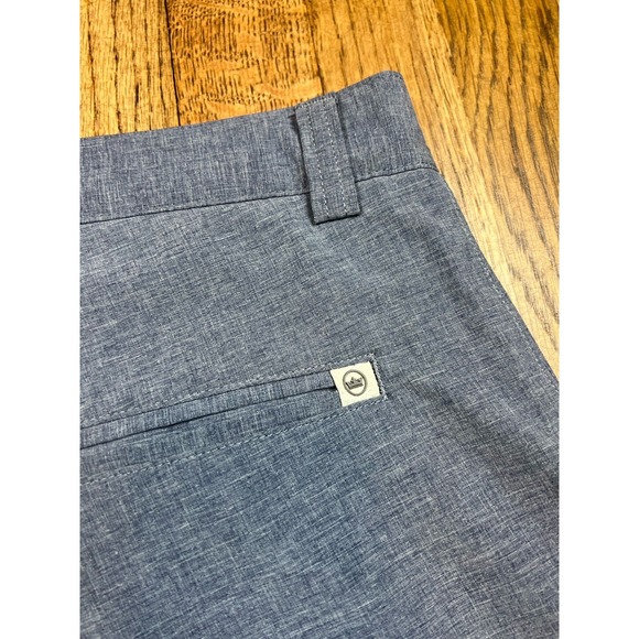 Peter Millar Golf Shorts Men's Sz 38 Salem Performance Crown Sport 9" Blue - Picture 6 of 6